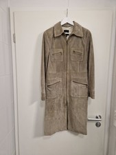 Mango Damen Wildledermantel grau Gr. XL