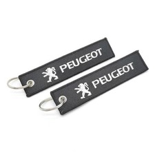 1 x Peugeot Schlüsselanhänger Key Ring Keychain Logo Emblem Abzeichen Neu