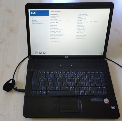 Laptop hp 6730s - laptop,