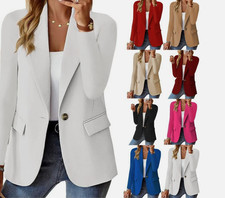 Damen Blazer Cardigan Top