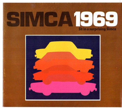 Simca range 1968 - simca, 1968-1969