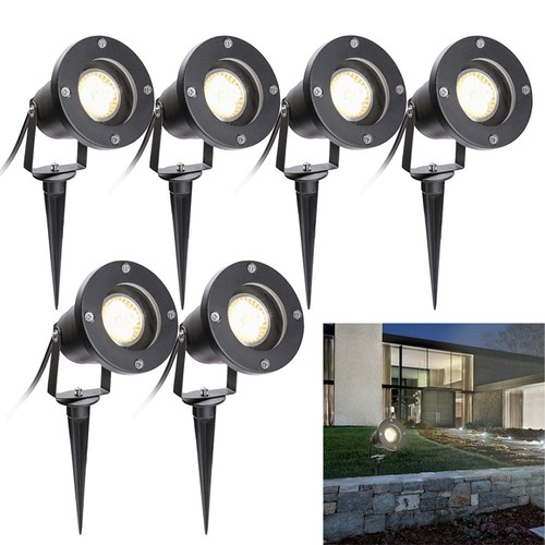 10x led gartenstrahler mit - led,