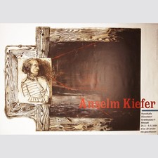 Anselm Kiefer. Plakat Ausstellung Kunsthalle Düsseldorf 1984.