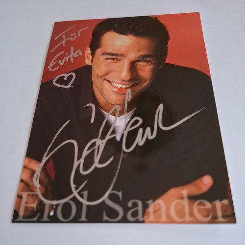 Autogrammkarte erol sander - ,