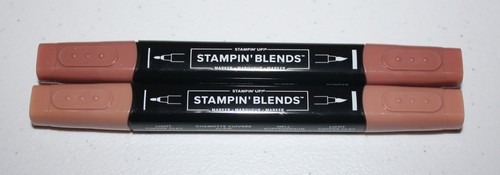 Stampin retired copper clay - up,