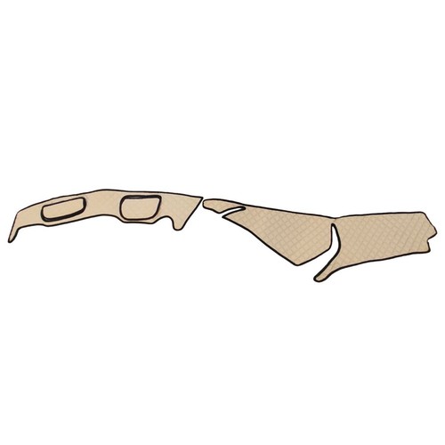 Beige armaturenbrett matten - beige,