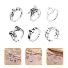 6 Pcs Ringe Frauen Set Für