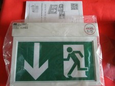 ASE Fluchtleuchte LED Fluchtwegleuchte 2W IP20 Decke RAL 9016ws FXZ 23-D-ÜS-LED