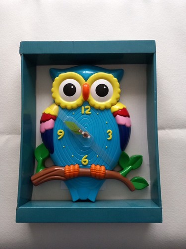 Kinder wanduhr eule - kinder-wanduhr, von