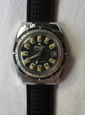 GUB Glashütte Navimatic Kommando-Uhr Automatik DDR NVA 1970er (161556)