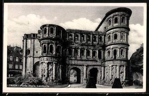 Trier porta nigra landseite - porta, nigra,
