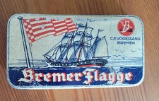 Alte Tabakdose ; Bremer Flagge