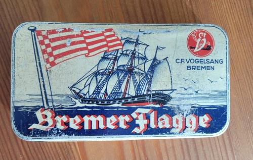 Alte tabakdose bremer flagge - alte, ;