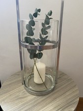 WMG Metall Deko Glas Windlicht Laterne Skandi Shabby Impressionen Modern Terrass