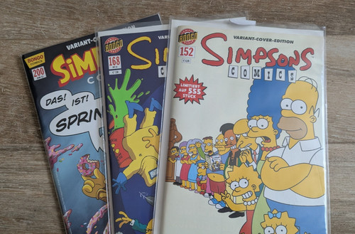 Simpsons comics variant - -,