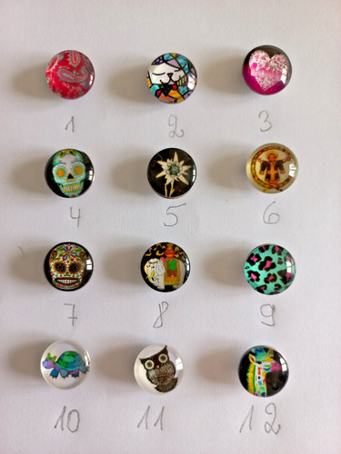 Chunk buttons druckknopf - 1x,