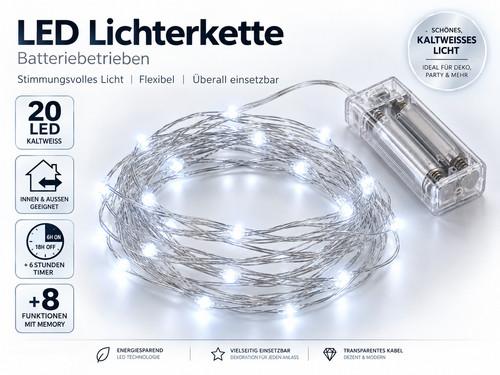 Led drahtlichterkette - led,