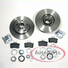 Bremsscheiben Ø 226 mm 5-Loch Beläge Radlager hinten für VW Golf III VR6 und 2.0