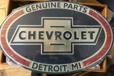 Schild chevrolet detroit - schild:,