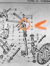 HORCH 853A 951A Vorderachse Lenkzapfenschlussstück Original