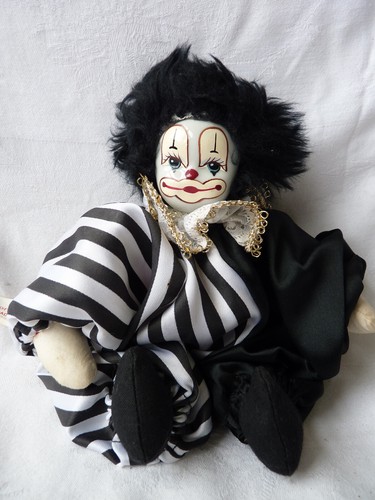 Clownfigur deko stoff textil - clownfigur,