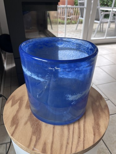 Henry dean designer vase blau - henry,