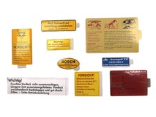 9- teiliger Aufklebersatz Aufkleber Sticker decials für Mercedes W113 Pagode