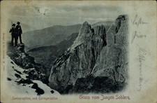 Mondschein Ak Seis am Schlern Siusi Kastelruth Castelrotto... - 4384945