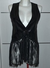 Zara weste mit fransen - zara,