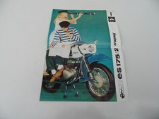 originales DDR Prospekt Werbeblatt MZ ES 175 /2 Trophy 