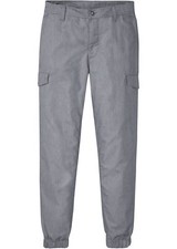 Neu Loose Fit Stretch-Cargohose Straight Gr. 46 Blau Herren-Pants Cargo-Hose