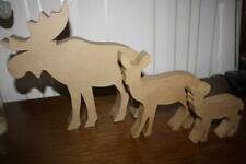 Set Pappmache Tiergruppe "Elch