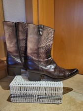 Damen Lederstiefel Donna