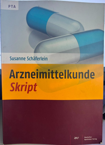 Arzneimittelkunde skript - skript,