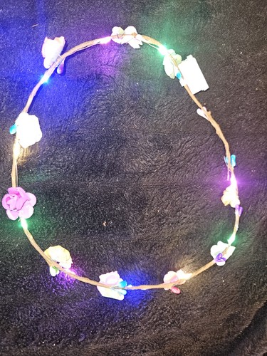 Led haarreif blumenkranz - haarreif,