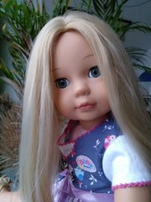 GÖTZ PUPPE Jessica - blond - blaue Augen - Dirndl - 46 cm - TOP-ZUSTAND & BONUS