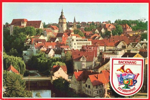 Backnang stadtansicht - backnang, bw
