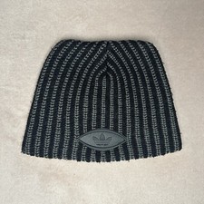 ADIDAS Vintage Herren 90er Mütze Beanie Wintermütze Strickmütze Logo 19405 Blau