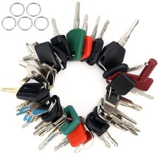 42-tlg. Bagger Schlüssel Set Zündschlüssel für CAT Komatsu Volvo Hitachi ??