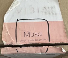 Wand Leuchte Design Leuchte Vibia Musa Durchmesser 26 cm Mink !Bilder beachten!