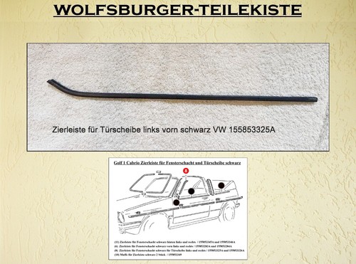 Golf cabrio zierleiste für - cabrio,