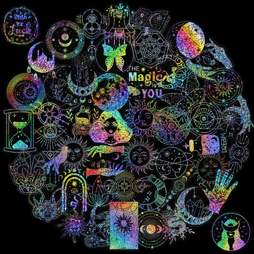 Glitzer vinyl sticker set - vinyl,