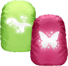 Regenüberzug Schulranzen Einhorn Dino Schmetterlinge Rucksack Regenschutz Wasser