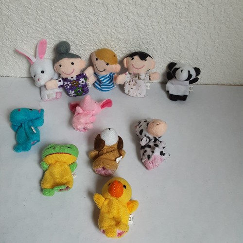 Fingerpuppen set tiere - fingerpuppen-set,