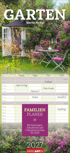 Garten familienplaner 2027 - garten,