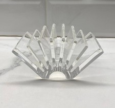 Fratelli Guzzinis Brief-/Kartenhalter aus Acryl, Vintage, 80er Jahre, wie neu