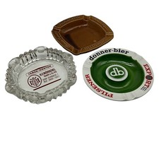 Ashtrays Lot Of 3 German Beer