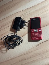 Retro Handy Sony Ericsson K 610i rot mit Ladekabel - Ersatzteile