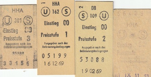 Alte bahn fahrkarten - alte, hha