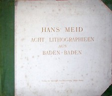 Hans Meid -Acht Lithographien